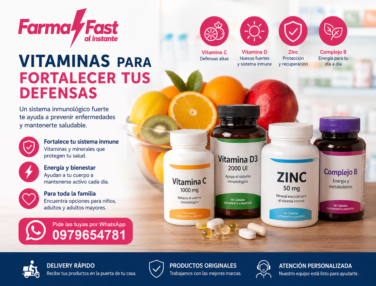 ¿Qué vitaminas ayudan a fortalecer el sistema inmunológico?